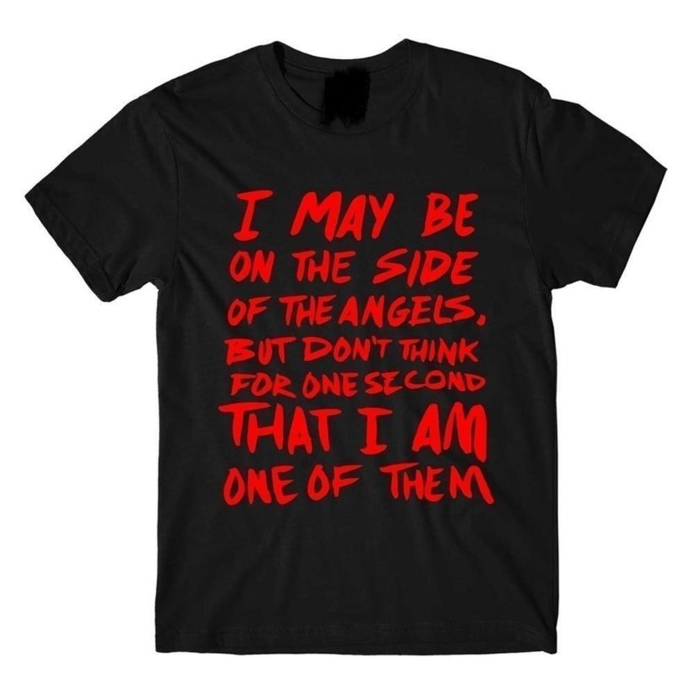 Sherlock I May Be On The Side Of Angels Quote Graphic Unisex TShirt